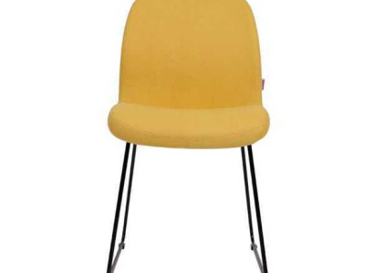 Chairs Yellow Luxury Design Upholstery Chair Office Furniture new Dining room Textile Furniture